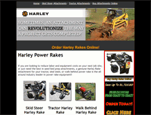 Tablet Screenshot of harleyrakesonline.com
